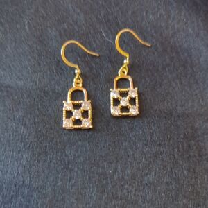 Danty Crystal Lock Earrings